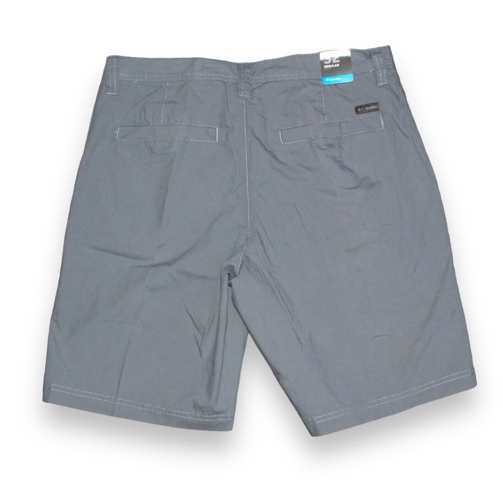 Columbia Men's Washed Out Short, Grey Ash, New With Tags - Picture 4 of 14